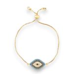 Copper with cubic zirconia fashion bracelets