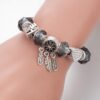 Copper alloy crystal enamel irregular luxury charm bracelet - Image 2