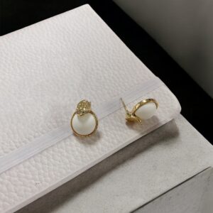 Zinc alloy enamel irregular dainty stud earring